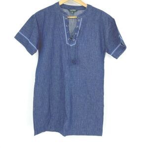 Ralph Lauren Dress Embroidered Denim